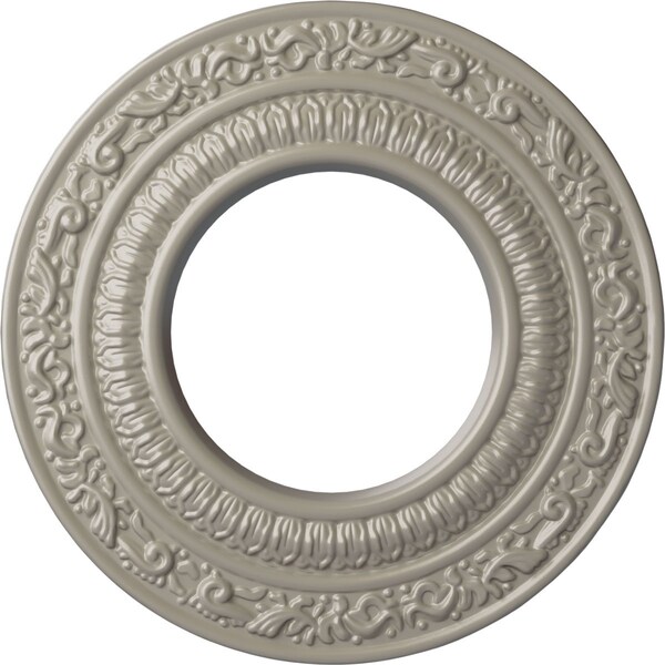 Ekena Millwork Andrea Ceiling Medallion (Fits Canopies up to 4 1/8"), 8 1/8"OD x 4 1/8"ID x 1/2"P, Pearl White CM08ADPWS - main